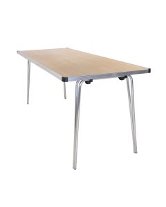 Contour Folding Table 1520x685x635mm Maple