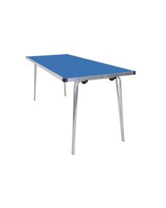 Contour Folding Table 1520x685x760mm Azure