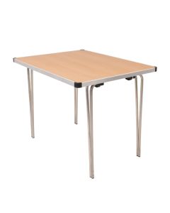 Contour Folding Table 1830x610x700mm Beech