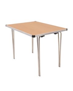 Contour Folding Table 1830x610x700mm Oak