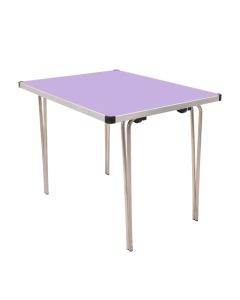 Contour Folding Table 1830x685x760mm Lilac