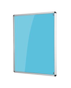 ColourPlus Tamperproof Noticeboard H1200xW900mm Cyan