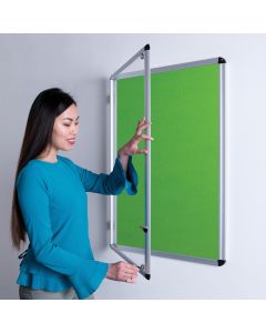 ColourPlus Tamperproof Noticeboard H900xW600mm Apple