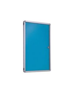 Accents Tamperproof Noticeboard H900xW600mm Light Blue
