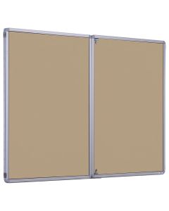 Accents Tamperproof Noticeboard H1200xW1800mm Natural