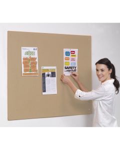 Accents Unframed Noticeboard H600xW900mm Natural