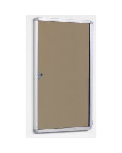 Side Lockable Noticeboard H900xW600mm Natural