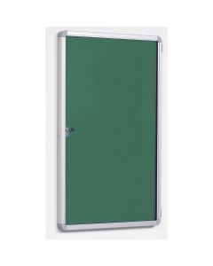 Side Lockable Noticeboards H1200xW2400mm Green
