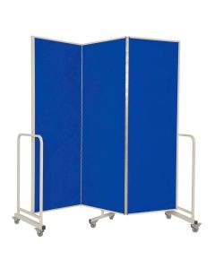 Mobile InstaWall 3 panel H1940xW1800mm Blue