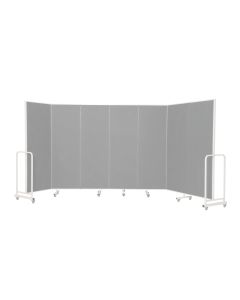 Mobile InstaWall 7 panel H1940x4200mm Grey
