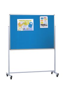Accents Mobile Noticeboard H1200xW1200mm Light Blue