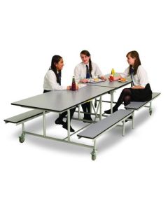 Mobile Folding Bench Unit Maple 735mm Beech