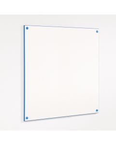 Colour Edged Whiteboards 1200x1200mm Blue