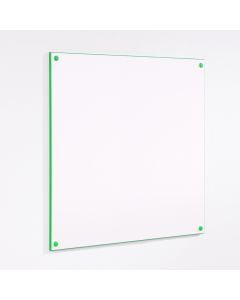 Colour Edged Whiteboards 1200x1200mm Green