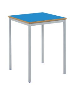 Fully Welded Square Table 530mm Blue