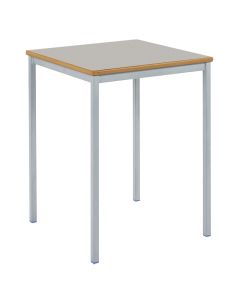 Fully Welded Square Table 760mm Light Grey