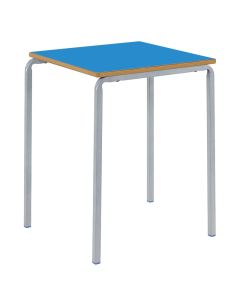 Crush Bent Square MDF Table H640mm Blue
