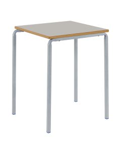 Crush Bent Square Table 710mm Light Grey