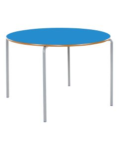 Crush Bent Trap MDF Table 1200 x 600 x H710mm Blue