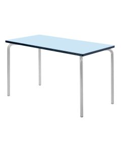 Rectangular Charcoal Edge Soft Blue H71xW110xD55cm