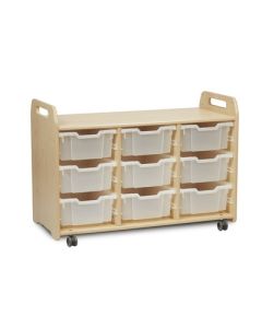 Tray Storage Unit 9 Deep Clear Trays