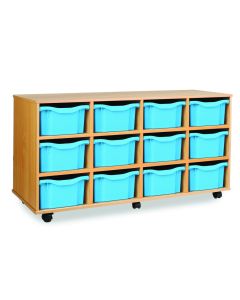 12 Double Tray Unit Cyan