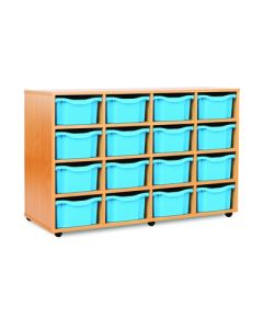 16 Double Tray Unit Cyan