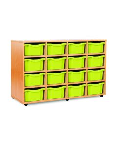 16 Double Tray Unit Lime