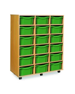 18 Double Tray Unit Green