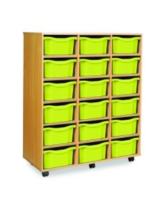 18 Double Tray Unit Lime