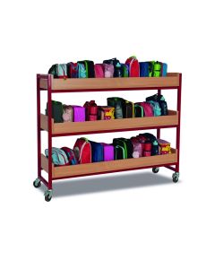 36 Lunchbox Trolley Red