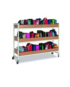 36 Lunchbox Trolley White