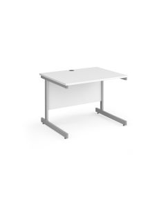 Contract 25 Straight Desk W1000mm White