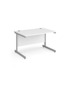 Contract 25 Straight Desk W1200mm White