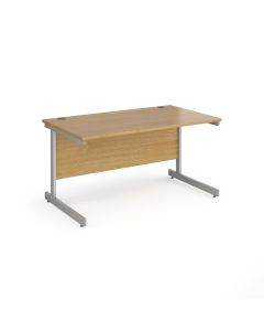 Contract 25 Straight Desk W1400mm Oak