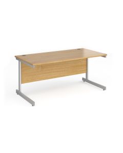 Contract 25 Straight Desk W1600mm Oak