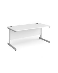 Contract 25 Straight Desk W1600mm White