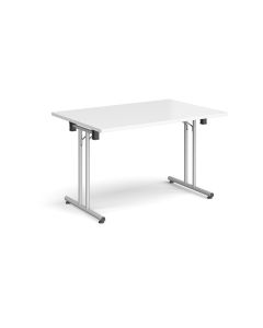 Rectangular Folding Leg Meeting Table W1200 White