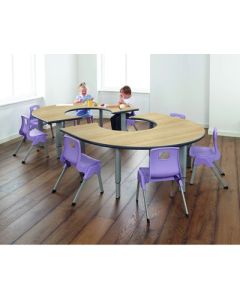 Rainbow Height Adjustable Table Maple