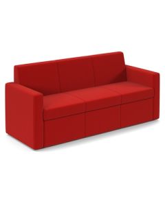 Osla Three Seater Sofa Red