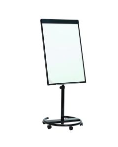 Magnetic Round Base Flip Chart Easel Black