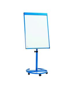 Magnetic Round Base Flip Chart Easel Blue