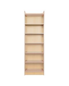 Library Bookcase Slimline MapleH2000mm