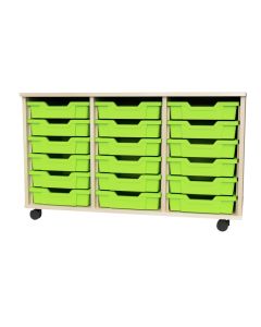 Premium 18 Shallow Tray Maple Unit Lime