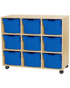 Premium 9 Extra Deep Tray Maple Unit Blue