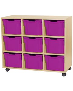 Premium 9 Extra Deep Tray Maple Unit Purple