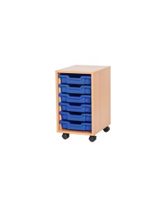Value 6 Shallow Tray Unit Blue