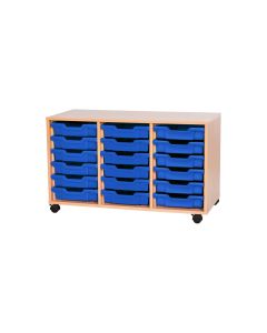 Value 18 Shallow Tray Unit Blue