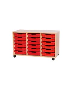 Value 18 Shallow Tray Unit Red