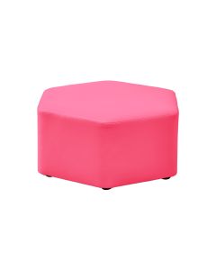 Large Hexagon Foam Seat Fuschia
